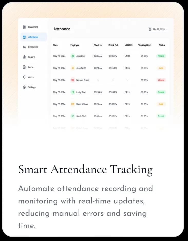 Smart Attendance Tracking